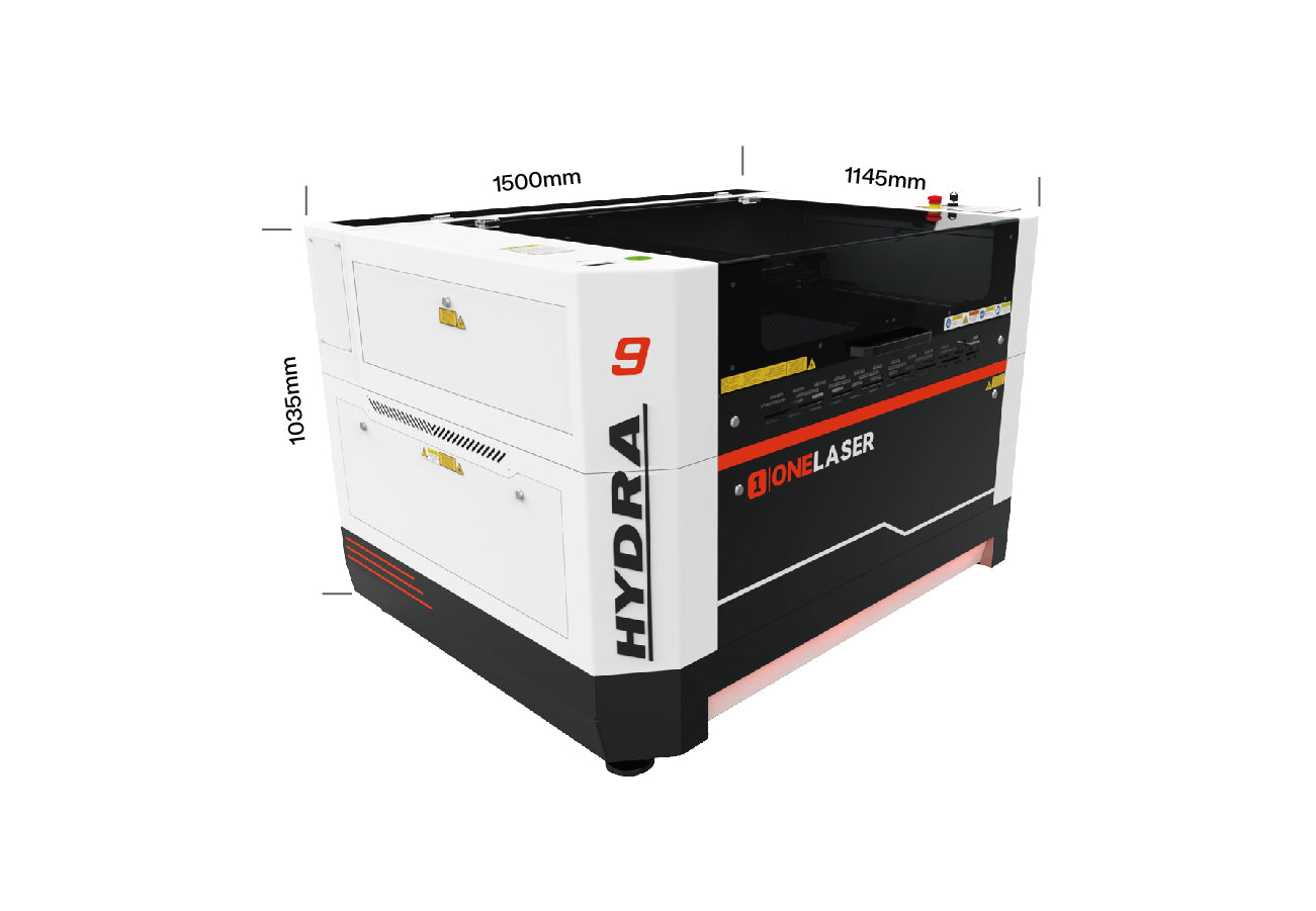 OneLaser HYDRA 9 - CO2 Cabinet Dual-Laser System 100W DC/38W RF
